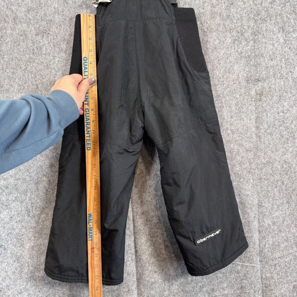 OBERMEYER Kids Black Size 4 Boys Girls SKI BIB Outerwear Snow Pants - Picture 8 of 10